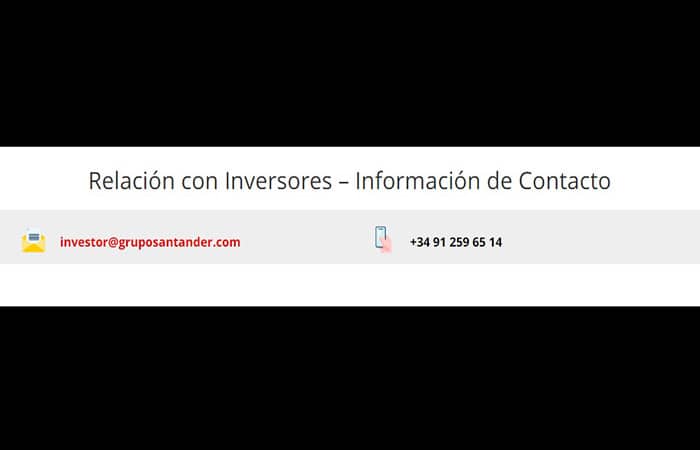 Contactar a Santander