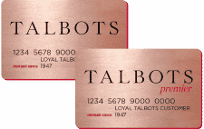 Inicio de sesión con tarjeta de crédito de Talbots, pago, servicio al cliente